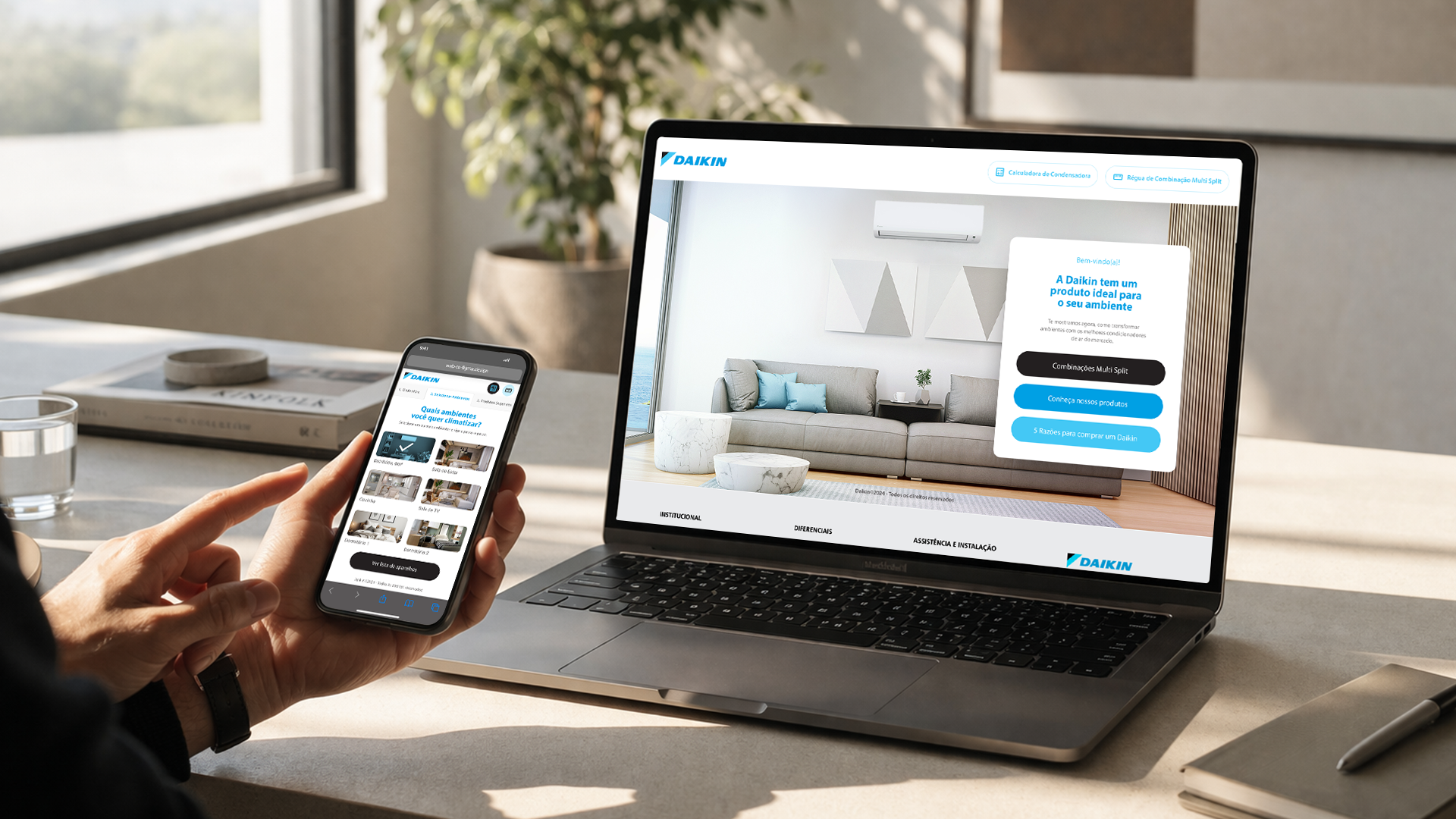 Aplicativo comercial da Daikin